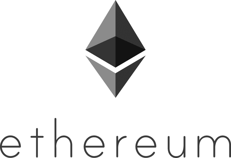 Logo ETH portrait (abu-abu)